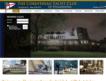 Tablet Screenshot of corinthianyachtclub.clubhouseonline-e3.com