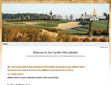 Tablet Screenshot of candlerhillsgolfclub.clubhouseonline-e3.com